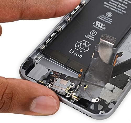 MMOBIEL yuva Konnektörü iPhone 6s 2015 ile Uyumlu - Şarj Portu Flex Kablo-Kulaklık Bağlantı Noktası / Mikrofon / Anten Değiştirme-Dahil.