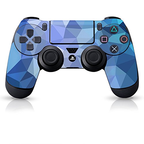 Controller Gear Resmi Lisanslı Controller Skin - Mavi Poli-PlayStation 4