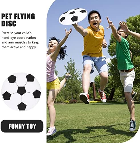 Dogman Toys Outdoor Kids Flying Disc Toy: Çim Oyunu Disk El İlanı Uçan Spor Diskleri Köpek Dışında Uçan Disk Futbol Tarzı
