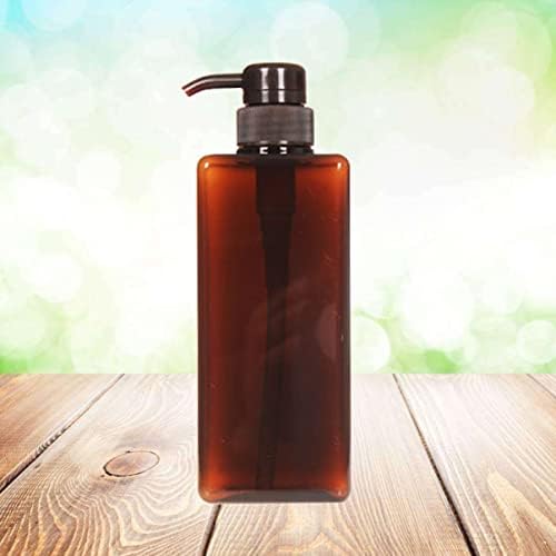 Alipis 4 adet Ürünleri plastik banyo Sprey Renk sıkmak Kahverengi Dağıtıcılar krem yağlar kahverengi, şişe su ısıtıcısı rastgele