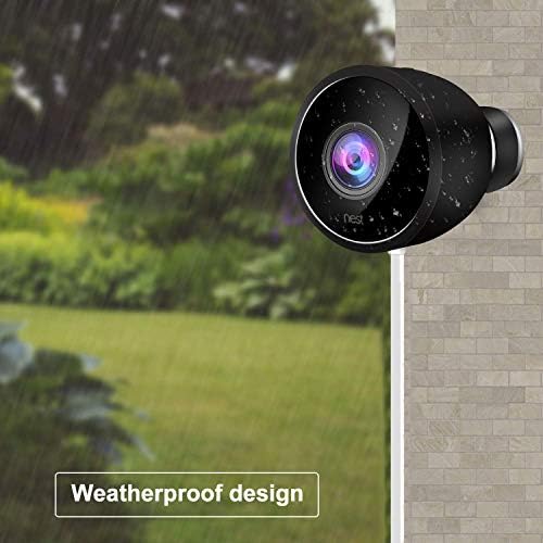 Nest Cam Dış Mekan Güvenlik Kamerası için Silikon Kaplamalar Koruyucu Kılıf - Bu UV ışığı ve Hava Koşullarına Dayanıklı Silikon