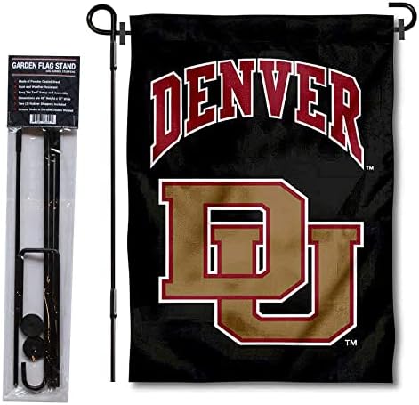Denver DU Öncüleri Bahçe Bayrağı ve ABD Bayrağı Standı direk tutucu Seti