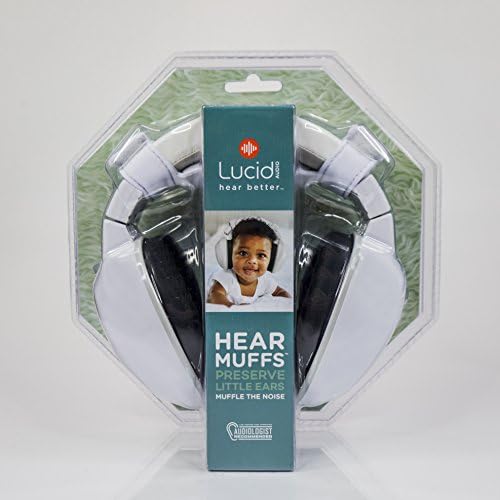 Lucid Audio HearMuffs Bebek İşitme Koruması (Kulak Üstü Ses Koruma Kulaklıkları Bebek/Yürümeye Başlayan Çocuk/Çocuk), Bir