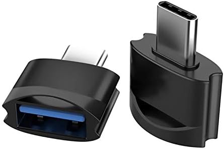 Tek Styz USB-C Dişi-Erkek Adaptör (2 paket) Asus Zenfone 3 Deluxe ZS570KL OTG ile Uyumlu Genişleme Cihazları için Tip-C Şarj