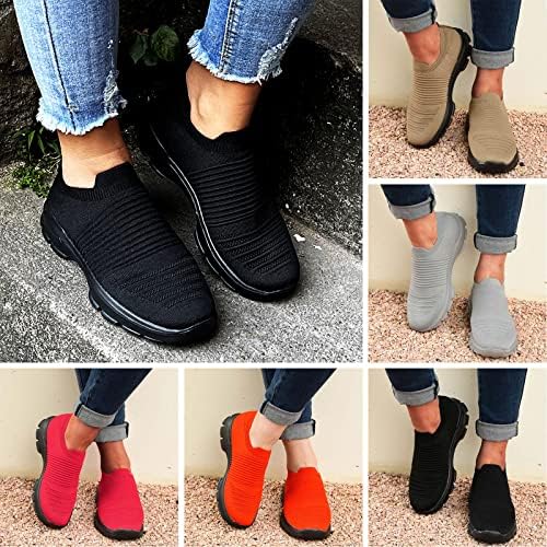 AIHOU Ayakkabı Kadınlar için Şık kadın Moda Ayakkabı Rahat Nefes Ayakkabı Üzerinde Kayma Kaymaz yürüyüş ayakkabısı Loafer'lar