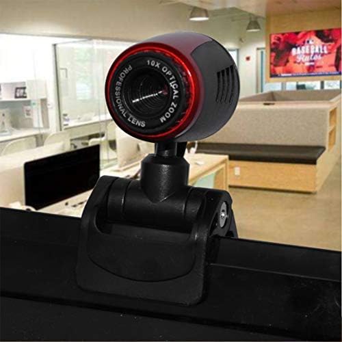 AKT Webcam USB Yüksek Çözünürlüklü Kamera Web kamerası 360° MİKROFON Klipsli Skype Bilgisayar Masaüstü için